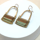 Gold Ladder Earrings
