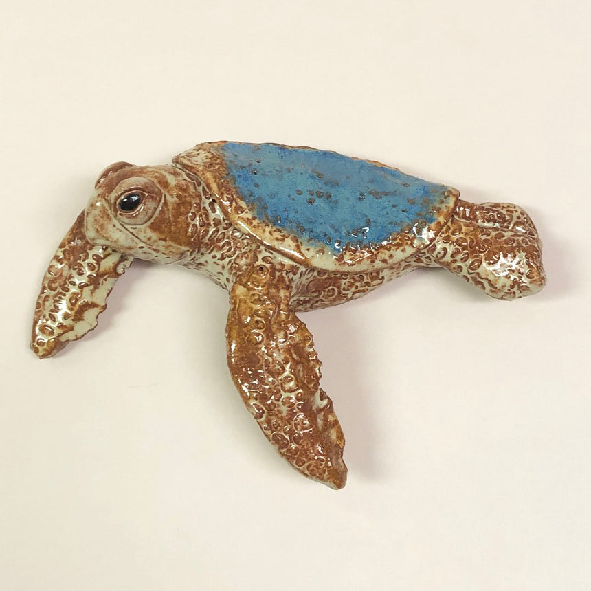Side View Ceramic Turtle