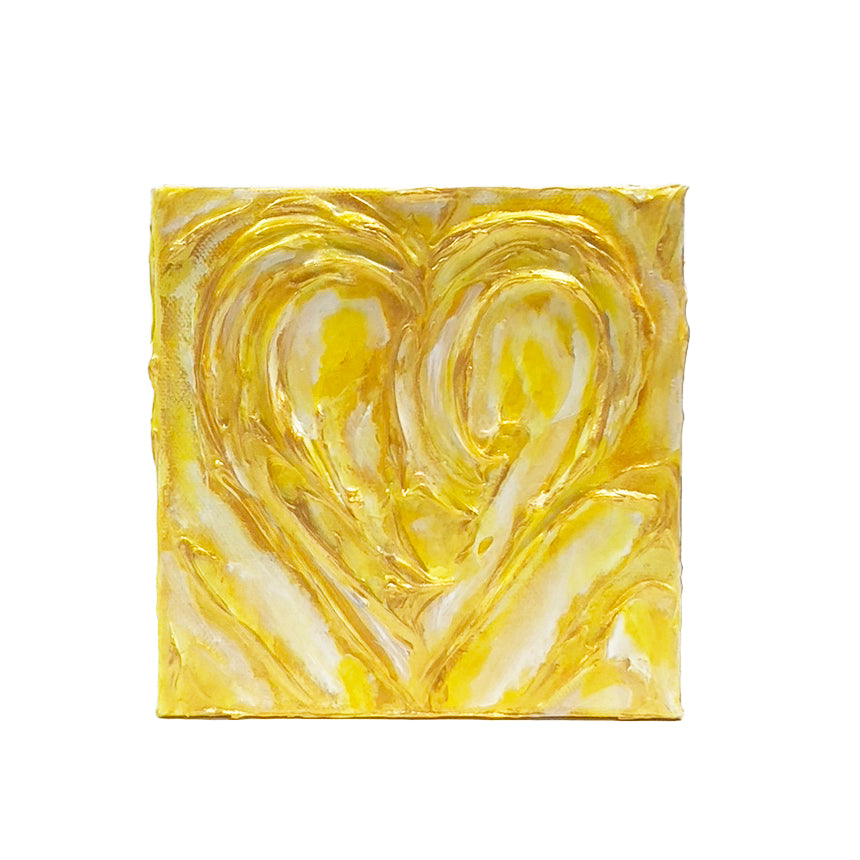 LOVE 6 x 6 painting by Mary Louise Nechtman