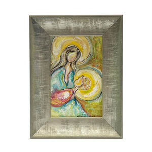 MADONNA & CHILD original acrylic painting by Mary Louise Nechtman