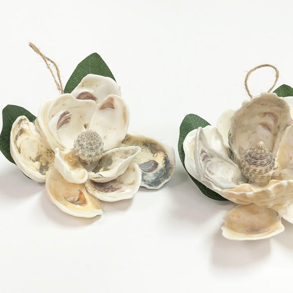 Shell Magnolia Ornament