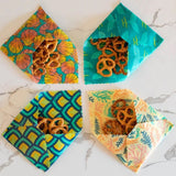 Reusable Beeswax Food Wraps - Pack of 2