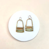 Gold Ladder Earrings
