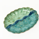 Oval Scallop Edge Platter