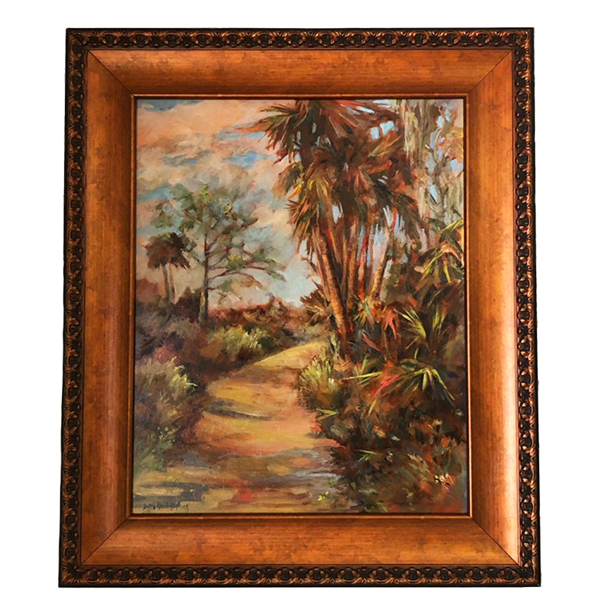 PATH TO BOTANY BAY oil painting by Judy Adamick