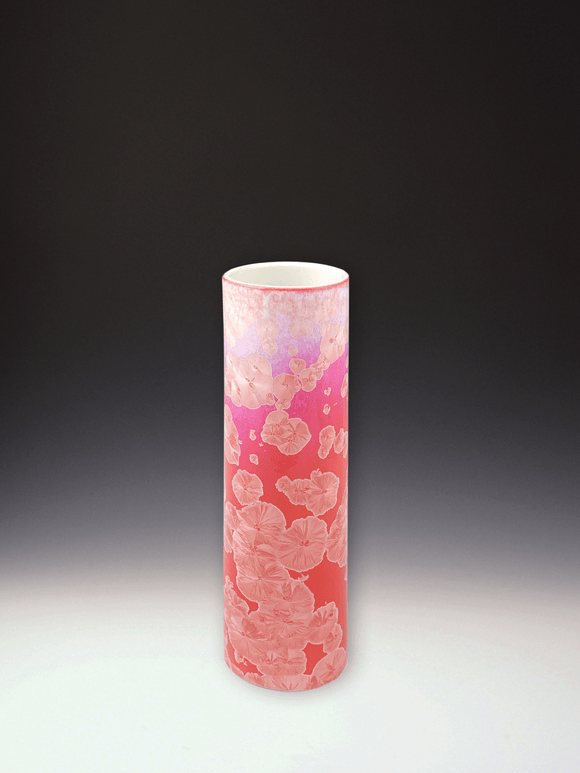 Tall Rose Cylinder Vase