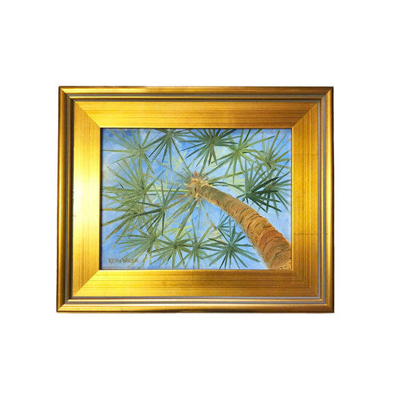 SKY PALM oil on canvas by Keith Wilkie