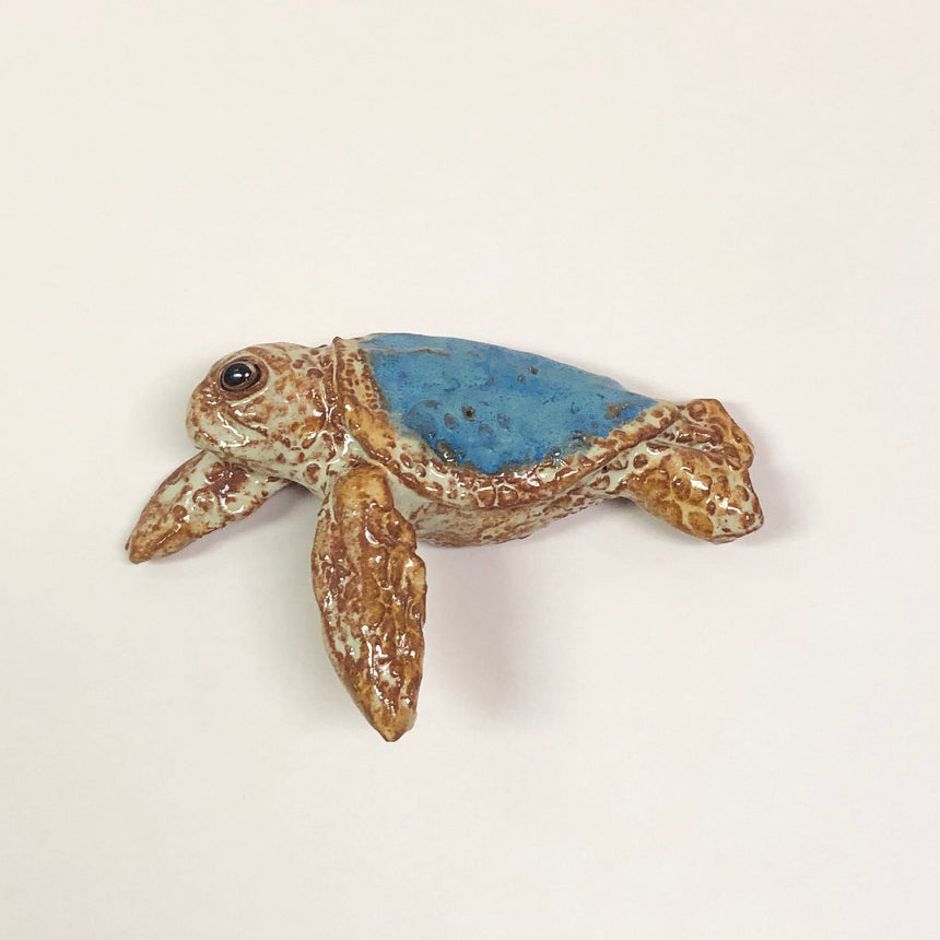 Side View Ceramic Turtle