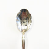 Gimme Some Sugar Hand Stamped Spoon