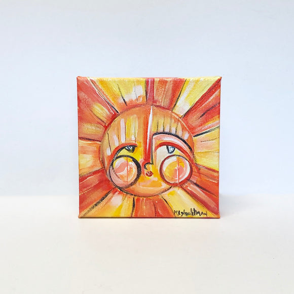 SUN SERIES original acrylic paintings by Mary Louise Nechtman