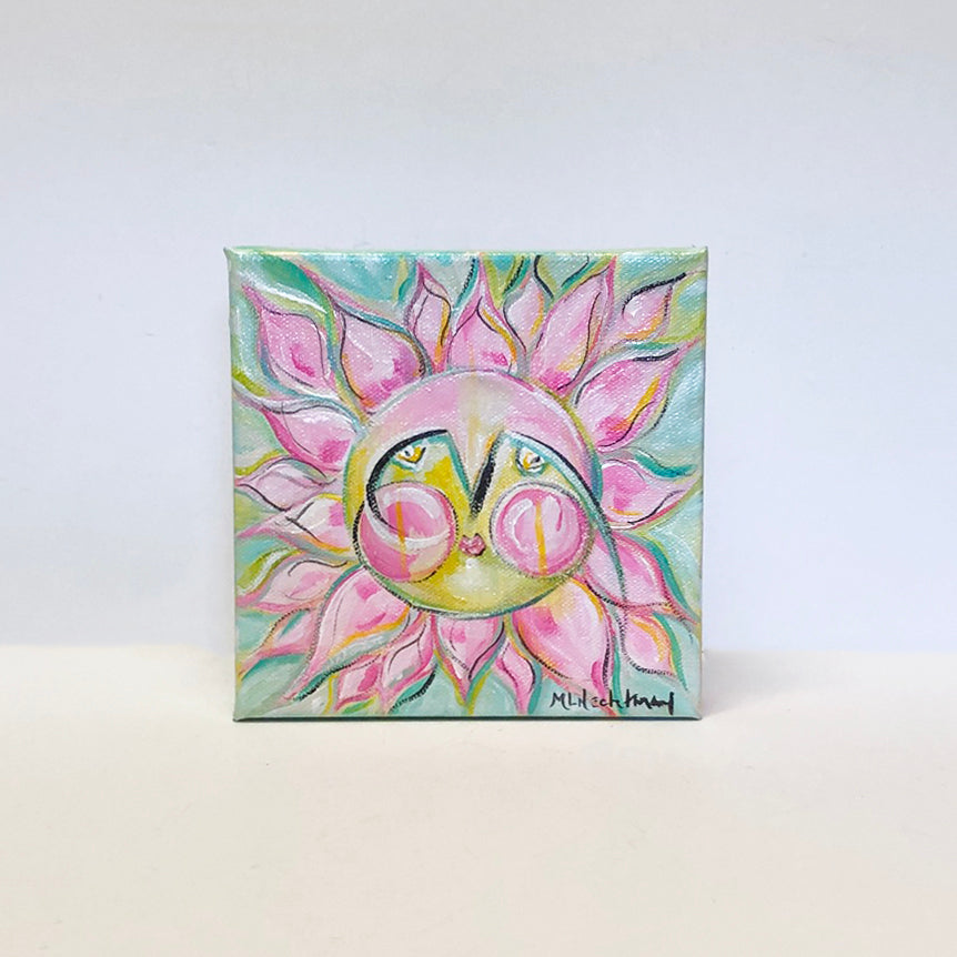 SUN SERIES original acrylic paintings by Mary Louise Nechtman