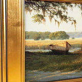 SUNDOWN AT THE OYSTER FACTORY giclee on canvas by Doug Grier