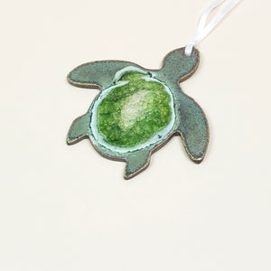 Ceramic Sea Turtle Ornament