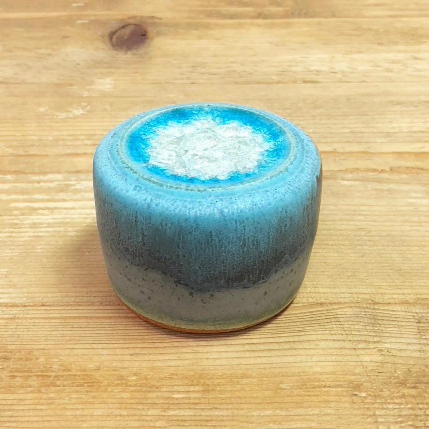 Salterra Dish with Geode Crackle Glass