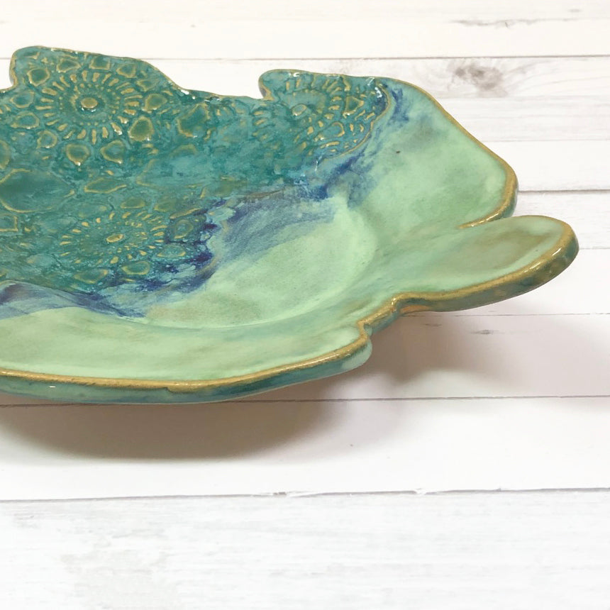 Stoneware Turtle Tray