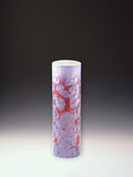 Tall Violet Cylinder Vase