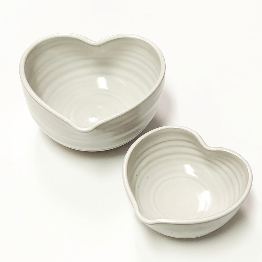 White Heart Bowl