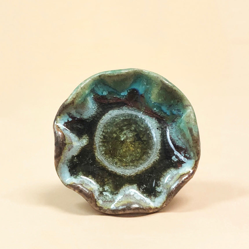 Geode Crackle Wine Bottle Stopper