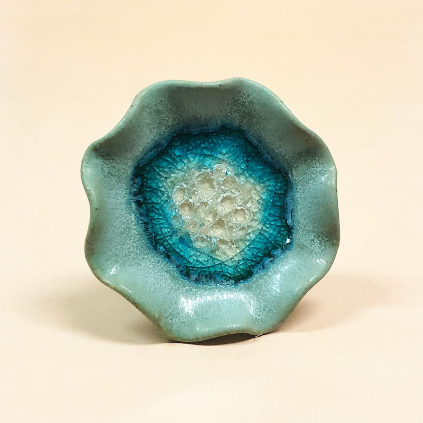 Geode Crackle Wine Bottle Stopper