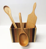 Wood Utensil Holder