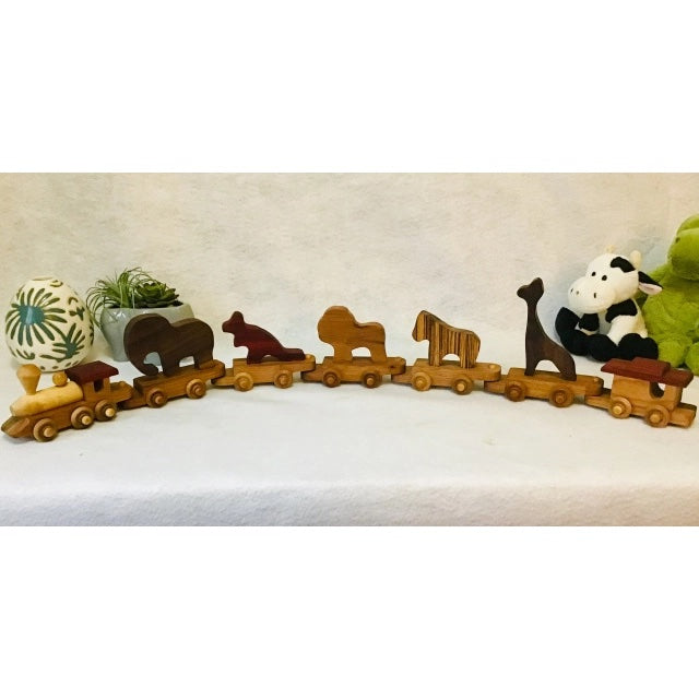 Wooden Zoo Train